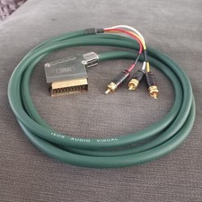 IXOS 113-AV. SCART To 3 RCA interconnect cable. EXCELLENT CONDITION. 