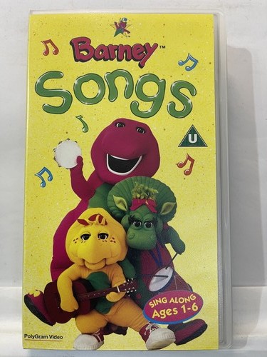 Barney songs vhs video - vhs,