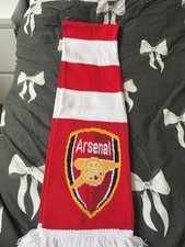 Arsenal Scarf Red and White