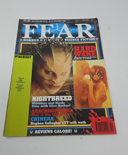 Fear magazine 1990 night - magazine,