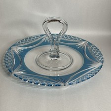 Vintage Bohemian Glass Cut to