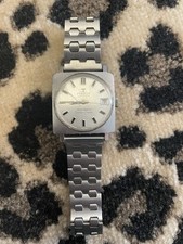 Vintage Tissot Visodate Automatic Square Gents Watch Cracked Glass But Working