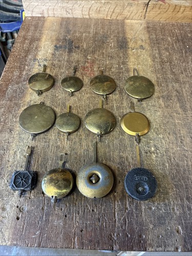 Mantle clock pendulums - 12,