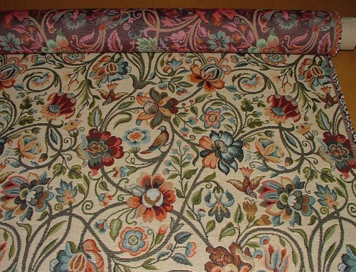 Jacobean floral tapestry - jacobean,