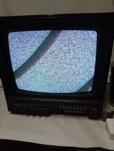Matsui 1420b crt retro tv - crt,