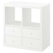 New IKEA KALLAX White Shelving