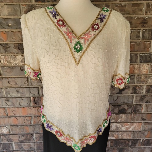 Vintage laurence kazar blouse - laurence,