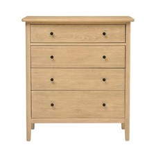 BERKELEY NORDIC OAK 4 Drawer Chest (RRP £599)