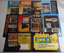 Bell Fruit Vintage Fruit Machine Flyers Lot x10 : Golden Linx Double Dealer