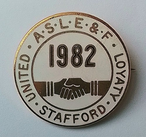 Aslef lapel badge - aslef,