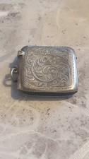 Hallmarked Silver Vesta Case