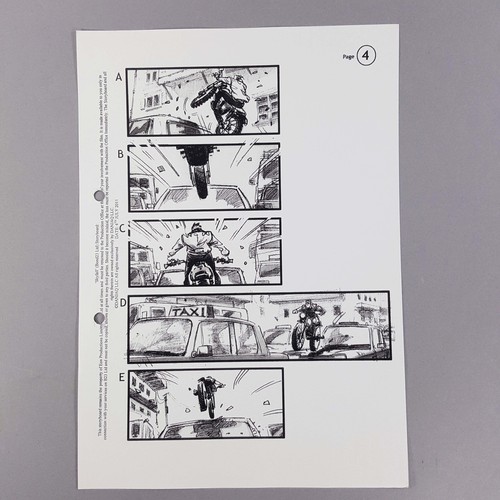 James bond skyfall storyboard - james,