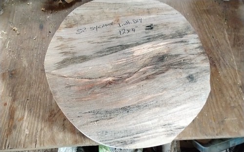 Spalted sycamore bowl blank - sycamore,