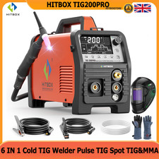 200A 6IN1 COLD TIG Welding Machine Inverter  HF/Pulse/Spot/Clean TIG MMA Welder