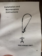 Commercial Pre-Rinse Faucet