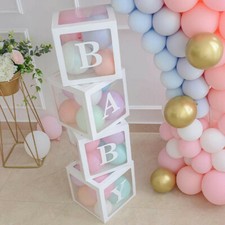 4PCS Boy Girl Baby Shower Love
