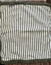 Olive Ticking Stripe Fabric