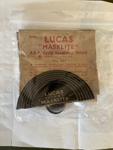Lucas masklite headlight - lucas,