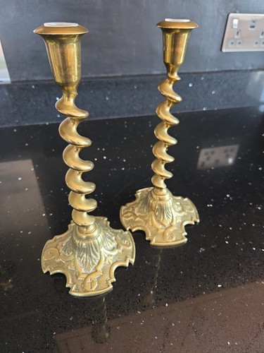 Pair antique church - of,