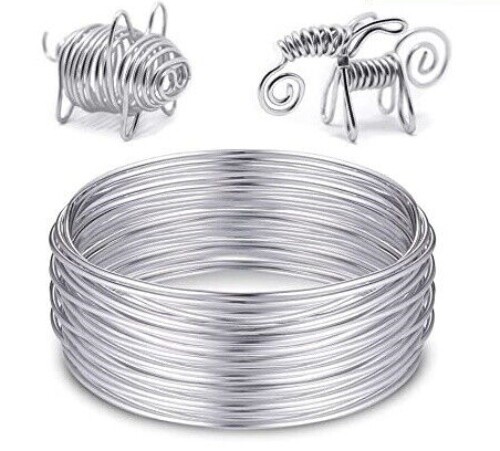 Flexible aluminium wire - aluminium, 1mm