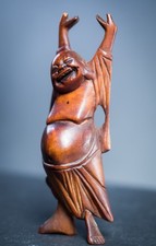 Vintage Rose wood Hotei