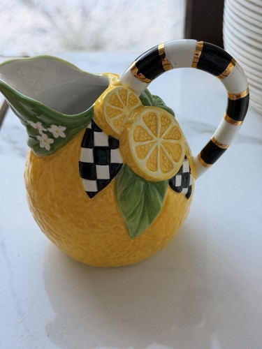 Mackenzie childs lemon creamer - mackenzie,