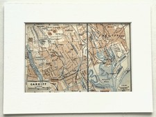 CARDIFF 1910 ANTIQUE CITY PLAN