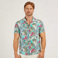 Mens Short Sleeve Printed
