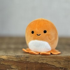 Squishmallow Squishville - Veronica Orange Octopus Small Soft Toy Plush 2"
