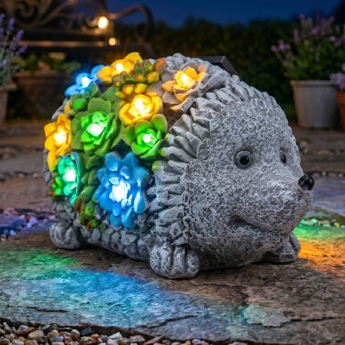 Garden hedgehog ornament solar - ornament,