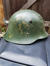 WW2 Bulgarian Army Military Helmet M36  Genuine 