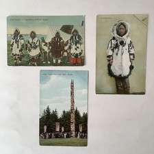 3 Alaska  Ethnic Indian Totem Pole pcs BA576