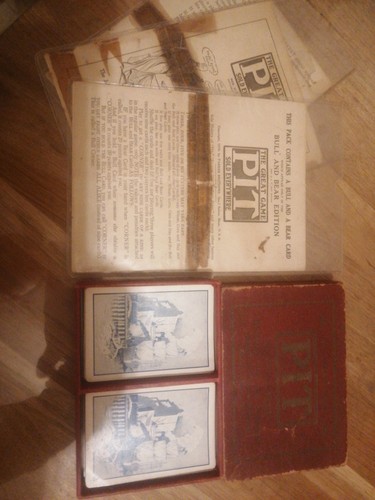 Antique pit card - pit, by