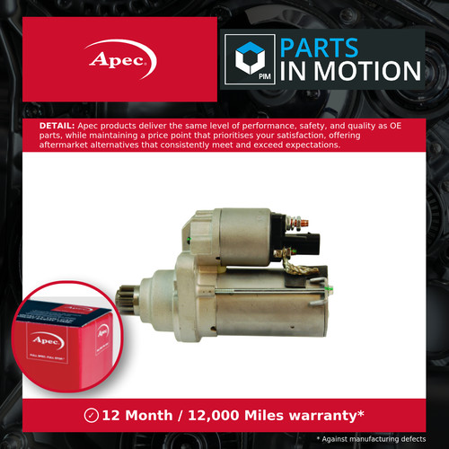 Starter motor fits polo mk5 - motor,
