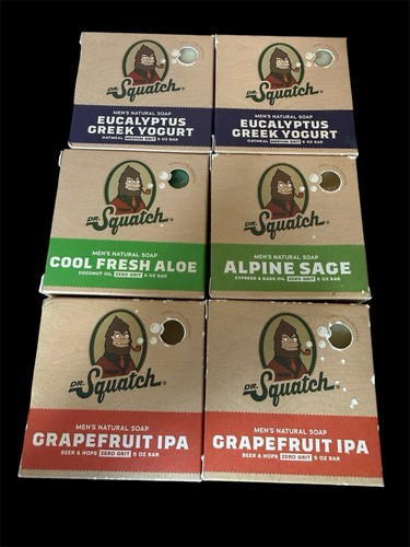 New squatch soap bundle 6 - squatch,