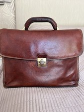 Tony Perotti Briefcase Italian Leather Business Briefcase
