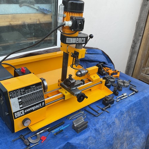 Emco compact lathe mill - 5, &