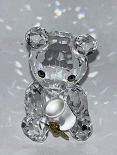 Swarovski Crystal Kris Bear Honey Pot Golden Bumble Bee Teddy Bear NO BOX No Bow