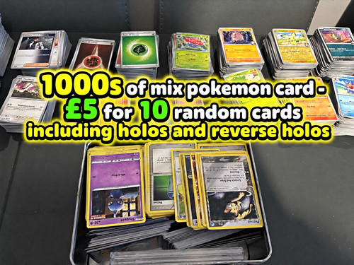 1000s mixed pokemon - of, cards