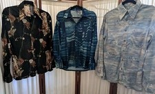 (3) Vintage Disco Shirts KMART
