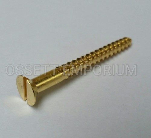 Solid brass countersunk screw - countersunk,