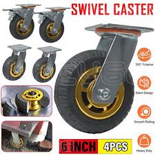 4 x Heavy Duty 6" Swivel