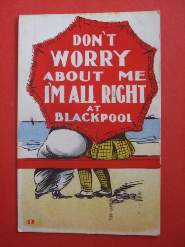 Old seaside comic couple - old,