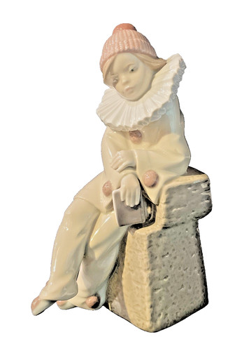 Lladro little jester clown - little,