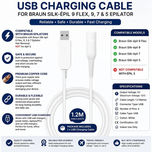Usb charging cable braun - usb,