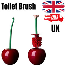 Cherry Toilet Brush Holder Set