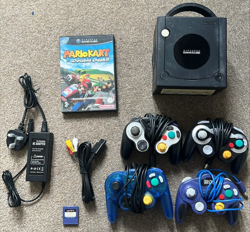Gamecube console all wires - all,