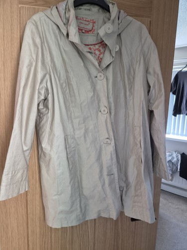 Beige mac coat size - beige,