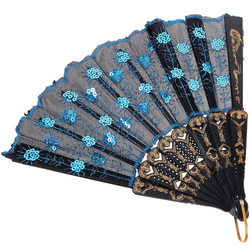 Folding hand fan - fan, with