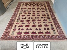 Hand Made Afghan geelam war rug with tanks and wepons Size 9 x 6 feet